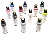 Americolor Sheen Airbrush Color Kit, Twelve 4.5-Oz Colors (Shown in Picture)