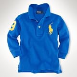 Ralph Lauren (ラルフローレン) :: Long-Sleeved Banner Polo バナー ポロ 長袖 :: 12M :: 79 cm