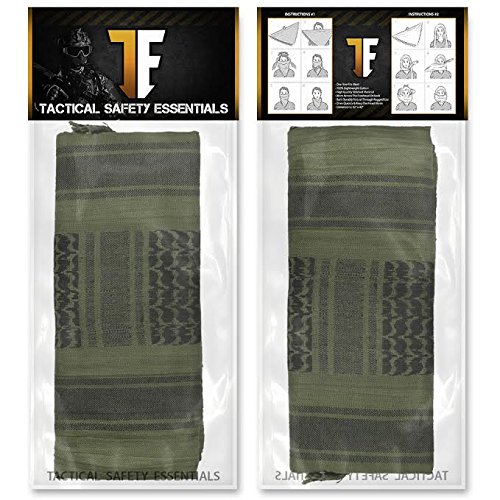 Tactical safety essentials tactical shemagh scarf turban arab kef…