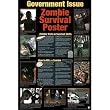 Zombie Survival Poster (Government Issue) Art Poster Print - 22x34
