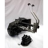 JB Fab D20J Stainless Steel Twin Stick Shifter For Jeep Dana 20