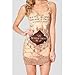 iecool Women's Clothings Marauders Map Cover Dresses Tops One Size Yellow
