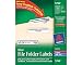 Avery® Blue File Folder Labels for Laser and Inkjet Printers with  TrueBlock Technolo...