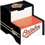 Product details for Guidecraft G11206 Baltimore Orioles Storage Step-Up Stool