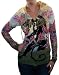 CHRISTIAN AUDIGIER Ed Hardy Panther Wings Womens Hoodie Size M