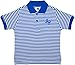 Air Force Academy Falcons Striped Polo Shirt by Creative Knitwear, Royal/White, 3T