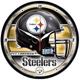 Pittsburgh Steelers Round Clock