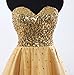 Clearbridal Women's Gold Sparkly Homecoming Dresses 2016 Prom Gowns CSD032