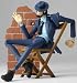 Kaiyodo Jap. - Lupin III figurine Revoltech Yamaguchi #098 Daisuke Jigen 15 cm_s-2