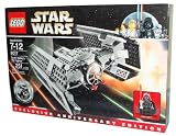 Lego Star Wars Classic Movie Series Exclusive Anniversary Edition Vehicle Set # 8017 - Darth Vader's Tie Fighter with Flick-Firing Missiles and Darth Vader's Minifigure with Red Lightsaber