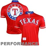 MLB VOmax Texas Rangers Stock Performance Cycling Jersey - Red (Large)
