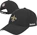 New Orleans Saints Black Sideline Wool Blend Structured Adjustable Hat