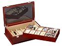 DETOMASO Uhrenbox GRANDE braun für 18 Uhren WB-380-B
