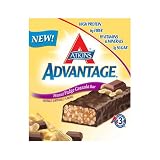 Atkins Advantage Bars, Peanut Fudge Granola, 1.7-Ounce Bars (Pack of 12)