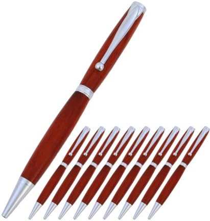 Fancy Pen Kit - Satin Chrome, 10 Pack