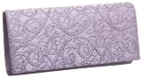 La Regale Satin Beaded Shoulder Clutch