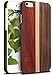 VENA [NEU Fuse] Ultra Slim Genuine Wood Backplate Hybrid Case for Apple iPhone 6s Plus (2015) / iPhone 6 Plus (2014) - Rosewood / Maple / Walnut wood