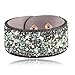 Style 8, Hot Ssle Fashion women charm wrap Bracelets Slake Leather Bracelets With Crystals Stone Couple Jewelry