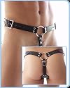 KinkLab Anal Plug Harness with Cock Ring