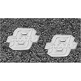LogoArt Oklahoma State Cowboys Sterling Silver Team Font 3/8 Post Earrings