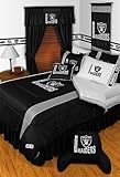 NFL Oakland Raiders Bedding 2pc Twin Comforter Set
