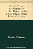 The Daniel Press : memorials of C.H.O. Daniel