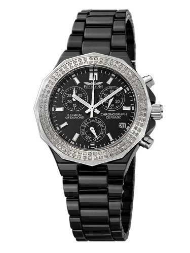 Perigaum Ladies Watch 0,6 Kt. Diamantes P-1118-Cs-Dia Chronograph