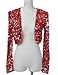 Prettyguide Women Ds Clubwear Sparkly Sequin Long Sleeve Shrug Cardigan Jacket