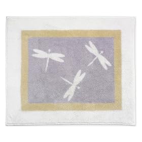 Purple Dragonfly Dreams Floor Rug