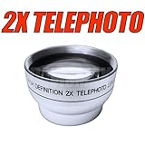 43mm 2X Telephoto Lens Includes LIFETIME WARRANTY, Lens Caps, Lens Bag and  ....