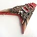 DIY Guitar Kit Flying V Project Builder Custom Carved Dragon Solid Mahogany Body Only