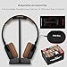 Wireless Bluetooth 4.0 Headset, Aquiver NB-6 Foldable Stereo Headphone with NFC, CVC 6.0 Noise Canceling and Pedometer for iOS Andrioid Smartphones (Brown)