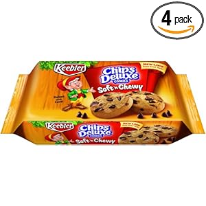 Keebler Soft?N Chewy Chips Deluxe Cookies, 14.8-Count (Pack of 4) Keebler Soft?N Chewy Chips Deluxe Cookies, 14.8-Count (Pack of 4)