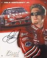 AUTOGRAPHED 2002 Dale Earnhardt Jr. #8 Budweiser Racing Team 8X10 NASCAR SIGNED Hero Card w/ COA