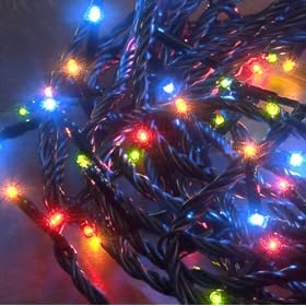 80x MICRO LED MULTICOLOURED fairy lights, 5.5m, Christmas Festive - 3630-500 Konstsmide