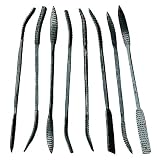 8 PIECE JUMBO WOOD RASP FILE SET