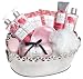 Upper Canada Soap & Candle Freshly Cut Poppy And Pummelo Platinum Elegance Gift Basket