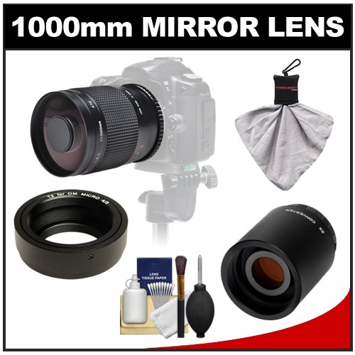 Samyang 500mm f/8.0 Mirror Lens with 2x Teleconverter (=1000mm) for Olympus OM-D EM-5, Pen E-P2, E-P3, E-PL2, E-PL3, E-PM1 & Panasonic Micro 4/3 Digital SLR Cameras Samyang 500mm f/8.0 Mirror Lens with 2x Teleconverter (=1000mm) for Olympus OM-D EM-5, Pen E-P2, E-P3, E-PL2, E-PL3, E-PM1 & Panasonic Micro 4/3 Digital SLR Cameras