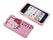 Smile Case Hello Kitty Bling Rhinestone Crysal Jeweled Snap on Full Cover Case for iPod Touch 4 4G iTouch 4 4G (it-HK F&W)