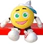 All Star Buddies Tennis Ball Plush Sports Character Toy Doll - Deuce