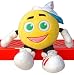 All Star Buddies Tennis Ball Plush Sports Character Toy Doll - Deuce
