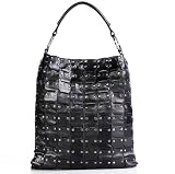 Feynsinn sac port&eacute;s &eacute;paule hobo - Flicka - cuir noir