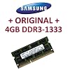SAMSUNG Original 4 GB 204 pin DDR3-1333 PC3-10600 CL9 SO-DIMM (M471B5273BH1-CH9) f�r aktuelle DDR3 i5 + i7 Notebooks mit DDR3-1333Mhz Unterst�tzung