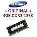 SAMSUNG Original 4 GB 204 pin DDR3-1333 PC3-10600 CL9 SO-DIMM (M471B5273BH1-CH9) f�r aktuelle DDR3 i5 + i7 Notebooks mit DDR3-1333Mhz Unterst�tzung