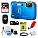 Olympus Stylus TG-630 iHS Digital Camera w/ 5x Optical Zoom and 3-Inch LCD (Blue) + 16GB 10Memory Card + Accessory Kit