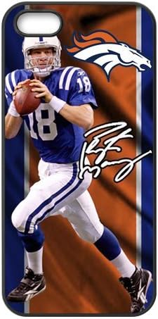 Best Iphone Case Denver Broncos Football Player Peyton Manning Spotlight Action Pose Iphone 5s (Tpu） Case Cover Fits Iphone 5 5s