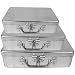 Trademark Tools 75-3789 3-Pc Aluminum Storage Box with Lockable Clasp and Handle Trademark Tools 75-3789 3-Pc Aluminum Storage Box with Lockable Clasp and Handle