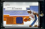2002-03 Flair Court Kings Darius Miles Game Used Ball/Jersey 50/100 Clippers/Cavaliers Basketball Card - Mint Condition - Shipped In Protective Display Case!