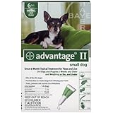Advantage II for Dogs 10 lbs and Under - 6 pack