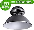 LE&reg; 185W LED High Bay Lighting, 400W HPS or MH Bulbs Equivalent, 17300lm, Waterproof, , Daylight White, 6000K, 90&deg; Beam Angle, Super Bright Commercial Lighting, LED High Bay Lights